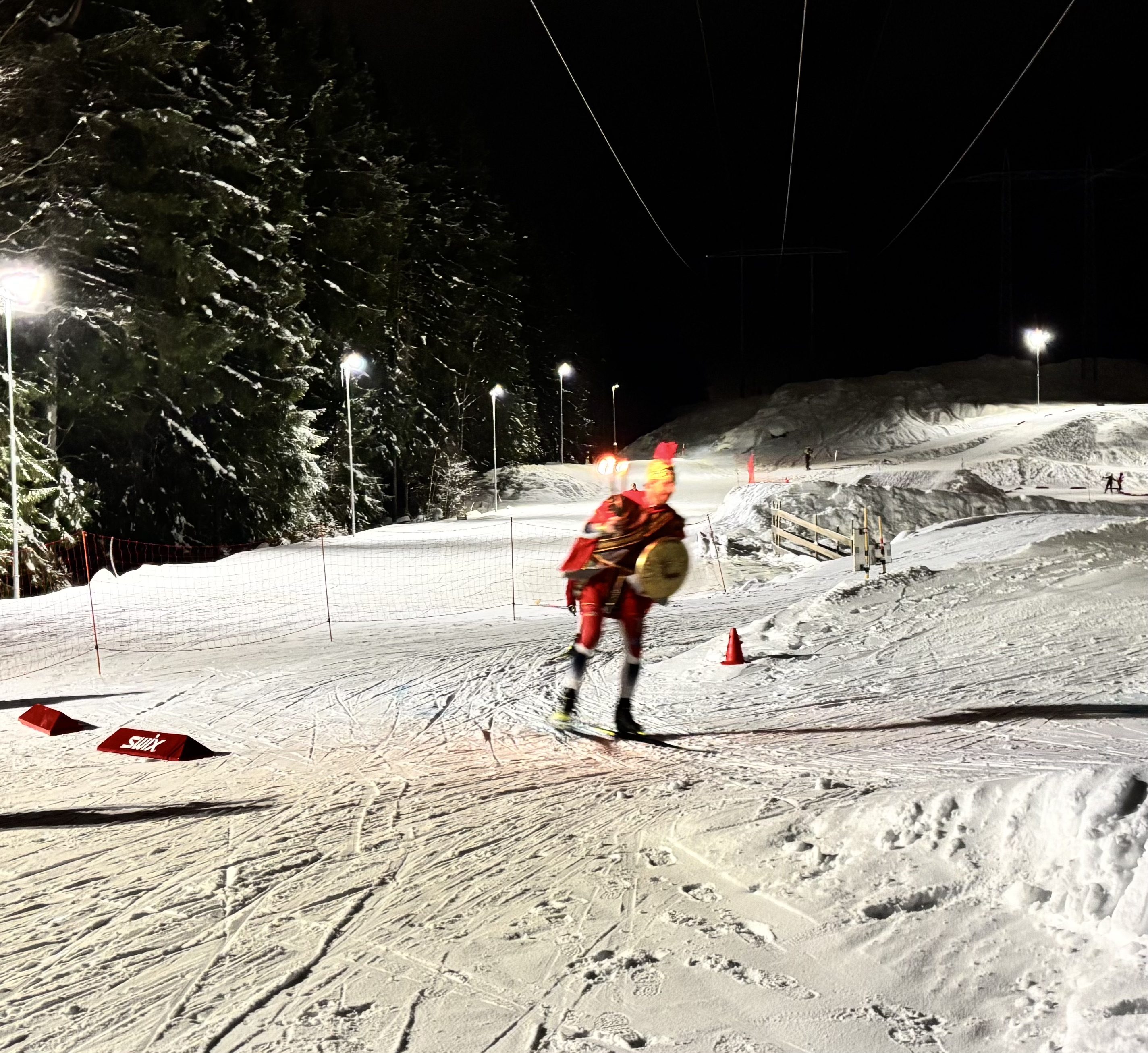 Fakkel i &aring;pningsseremoni