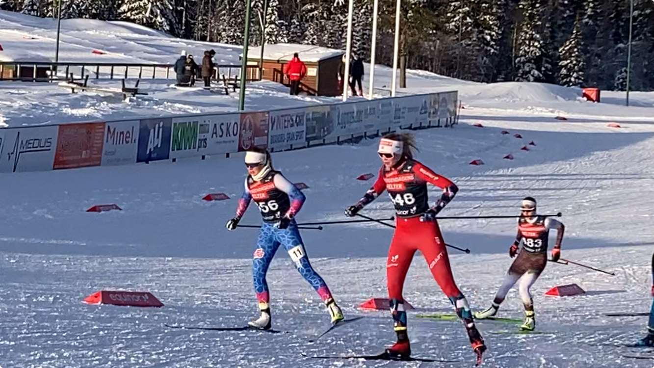 Elise F Simonsen (tv) inn til sterk 6. plass i Norgescup for junior