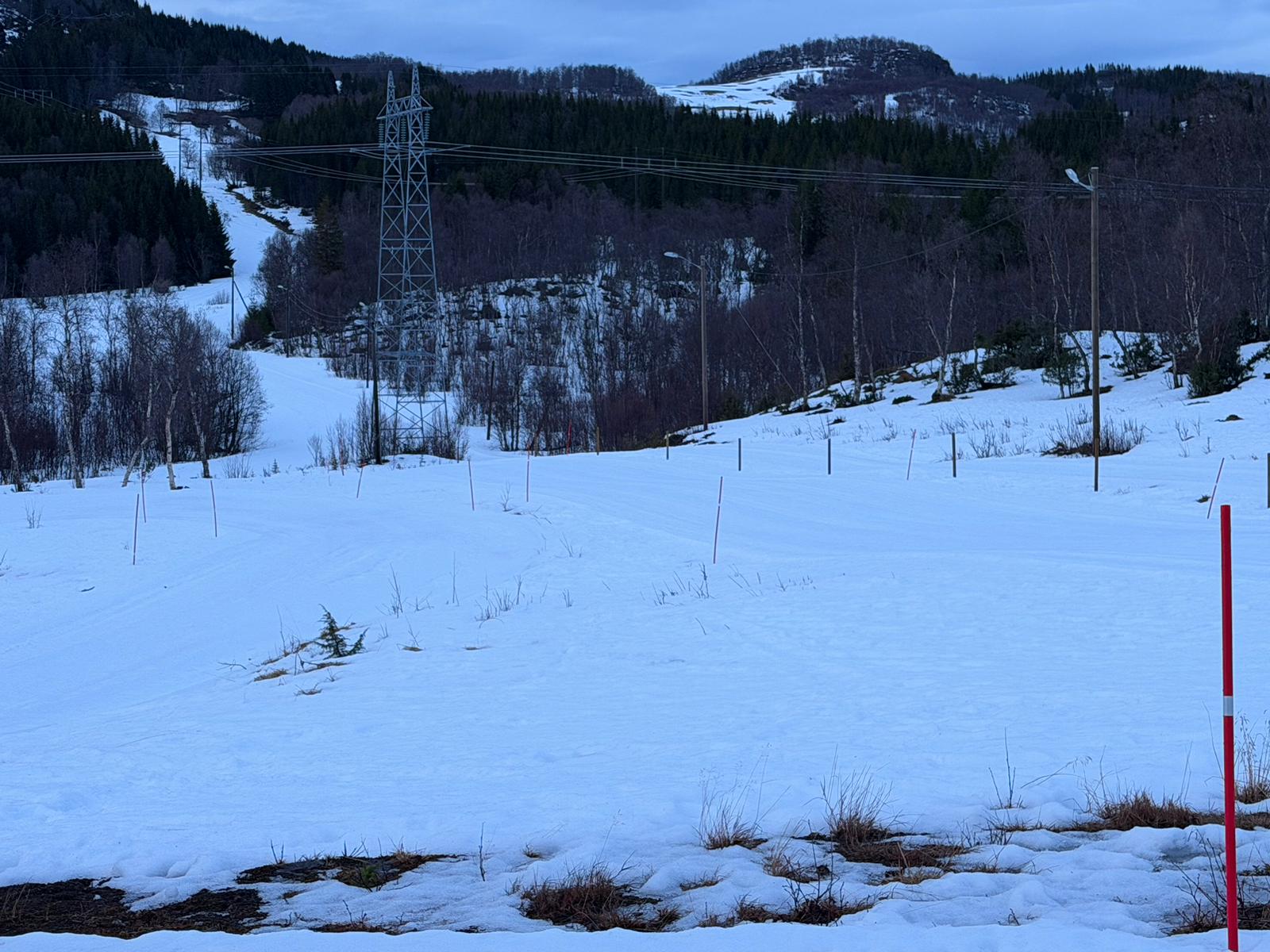 Snøen "forsvinner" i Harstad 